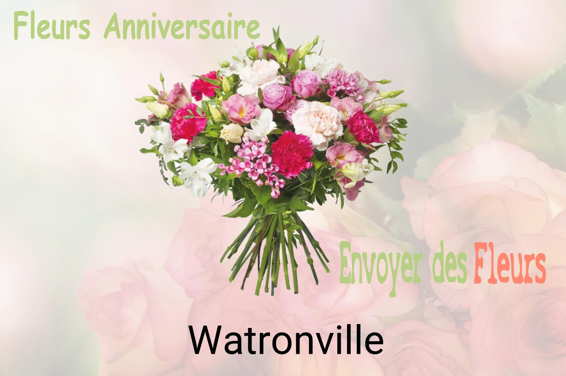 Bouquet de fleurs d’anniversaire livré à Watronville